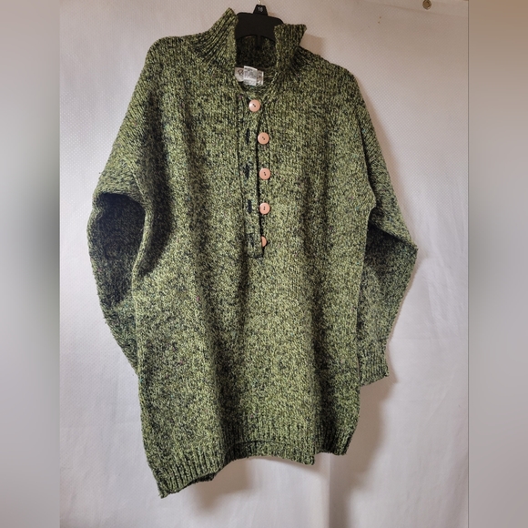 Reference Point‎ Quarter Button Sweater Size Small Acrylic wool Blend - Picture 1 of 3